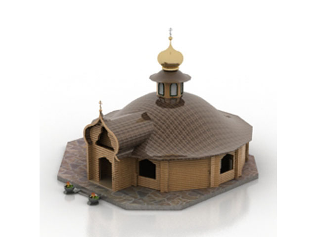Free Chapel N5 3D model For Architecture 3Ds Max Model Download